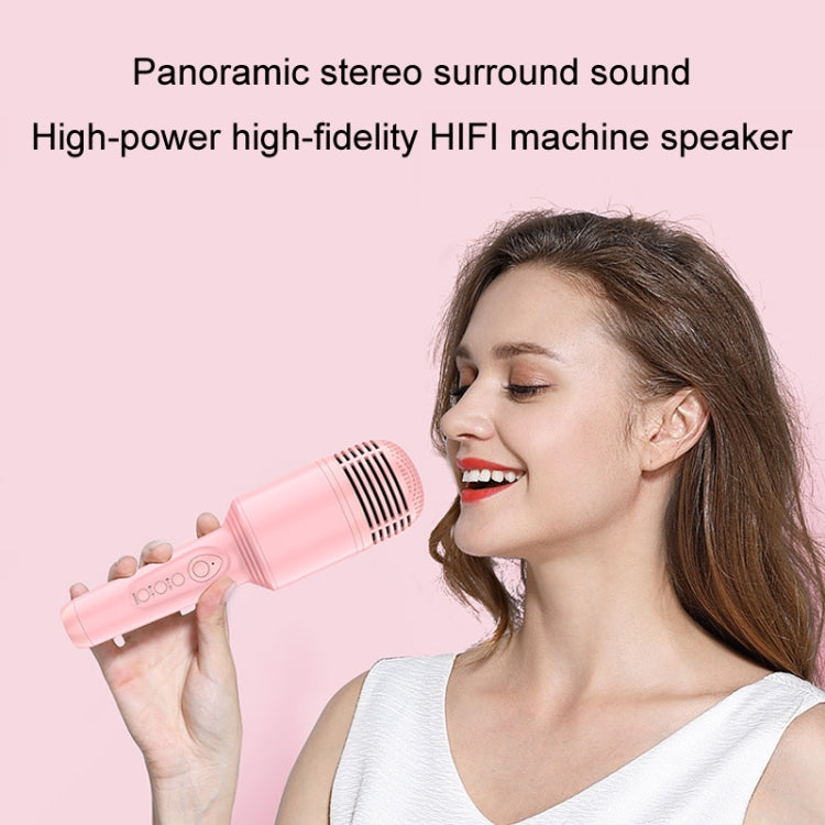 K10 Children Bluetooth Microphone Audio All-In-One Machine(Blue)