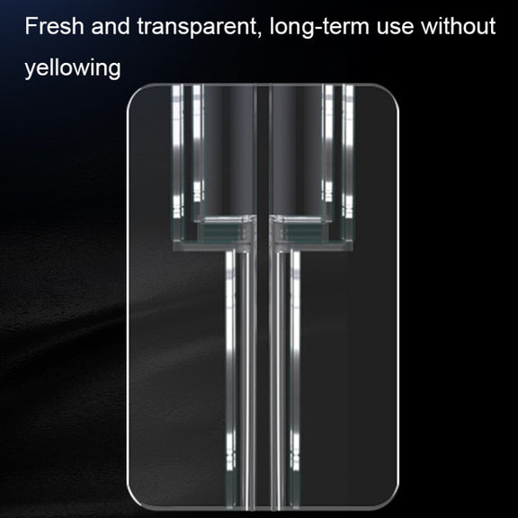 10pcs Square Transparent Data Cable Protective Sleeve Durable Break-Resistant Cable Winder(8 Pin)
