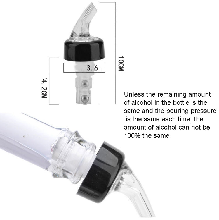 Quantitative Wine Pourer Red Wine Cork Wine Stopper  30ml Blue