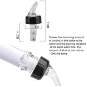 Quantitative Wine Pourer Red Wine Cork Wine Stopper 15ml Transparent