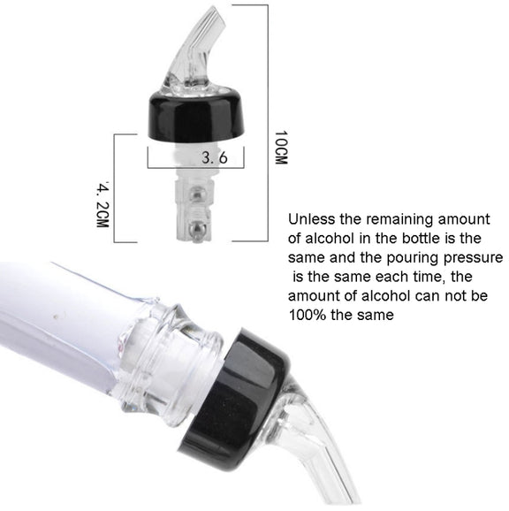 Quantitative Wine Pourer Red Wine Cork Wine Stopper 15ml Transparent