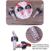 Quantitative Wine Pourer Red Wine Cork Wine Stopper 15ml Transparent