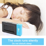 8290 Electronic Colour Screen Weather Clock Weather Forecast Projection Clock Rotatable Digital Clock With USB Cable