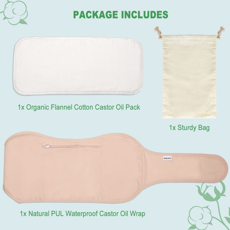 Waist Support Leak-proof Care Aid Package Sleep Conditioning Aids(Khaki)
