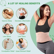 Waist Support Leak-proof Care Aid Package Sleep Conditioning Aids(White)
