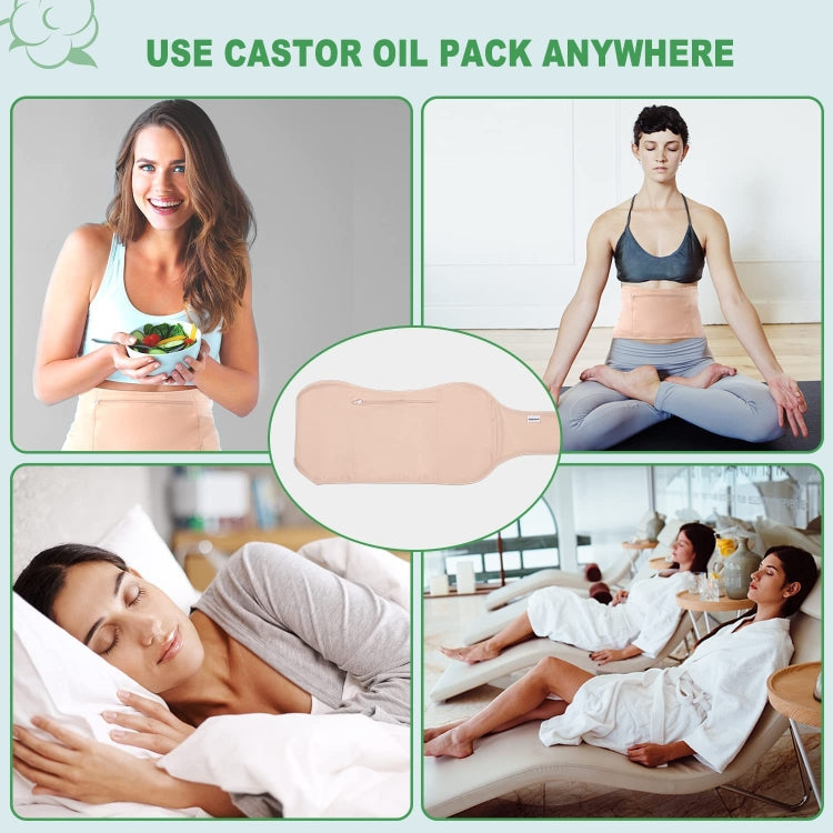 Waist Support Leak-proof Care Aid Package Sleep Conditioning Aids(Khaki)