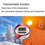 3885N Modern Silent Electronic Clock LCD Large Character Clock(Blue)