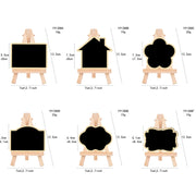 Small Party Shop Message Blackboard Ornaments Pine Tripod Decorative Message Board(Arched)