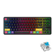 Ajazz K870T 87-Key Hot Swap Bluetooth/Wired Dual Mode RGB Backlight Office Game Mechanical Keyboard Green Shaft (Black) - free shipping - PMC TechLife - Order now!