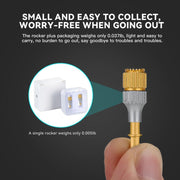 For DJI Mini 3 Pro RCSTQ Aluminum Alloy Two Color Telescopic Joystick With Screen Remote Control Thumb Operation Rod(As Show)