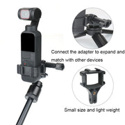 Black RCSTQ for DJI Pocket 2 Expansion Adapter Holder Camera Fixed Connection Accessories