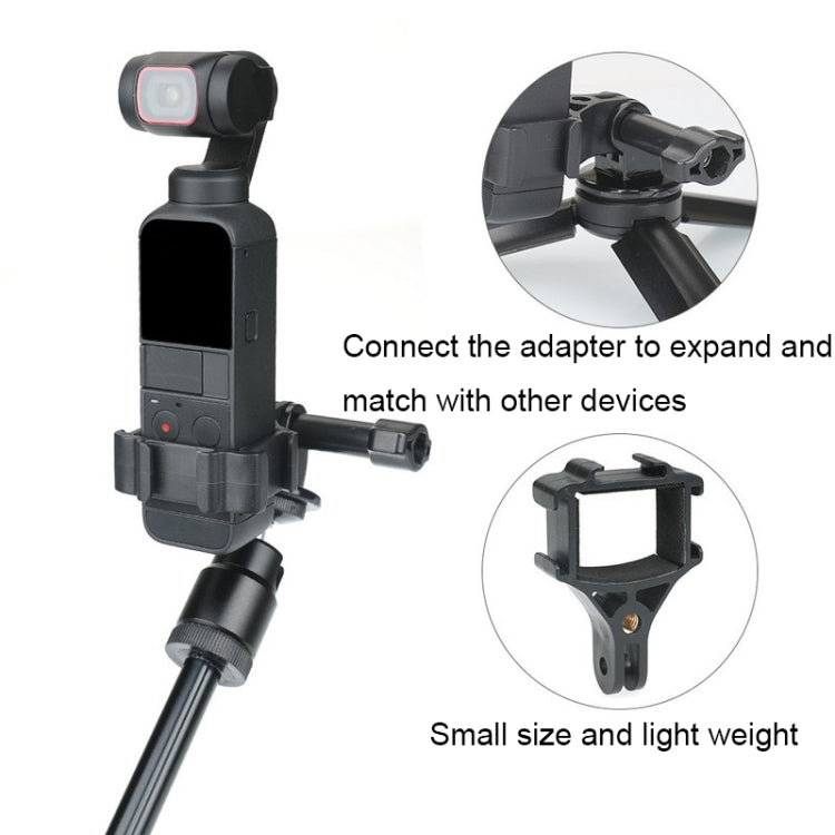 Bracket+Adapter RCSTQ for DJI Pocket 2 Expansion Adapter Holder Camera Fixed Connection Accessories