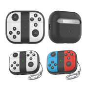 For AirPods Pro 2 AhaStyle PT-JY08 Split Silicone Cartoon Earphone Protective Case(Black And White)