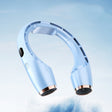 USB Charging Big Wind Cooling Leafless Hanging Neck Fan(Blue) - Electric Fans by PMC TechLife | Online Shopping South Africa | PMC TechLife | Buy Now Pay Later Mobicred