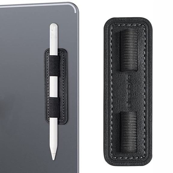 AhaStyle PT184 Adhesive PU Leather Pen Holder(Black)