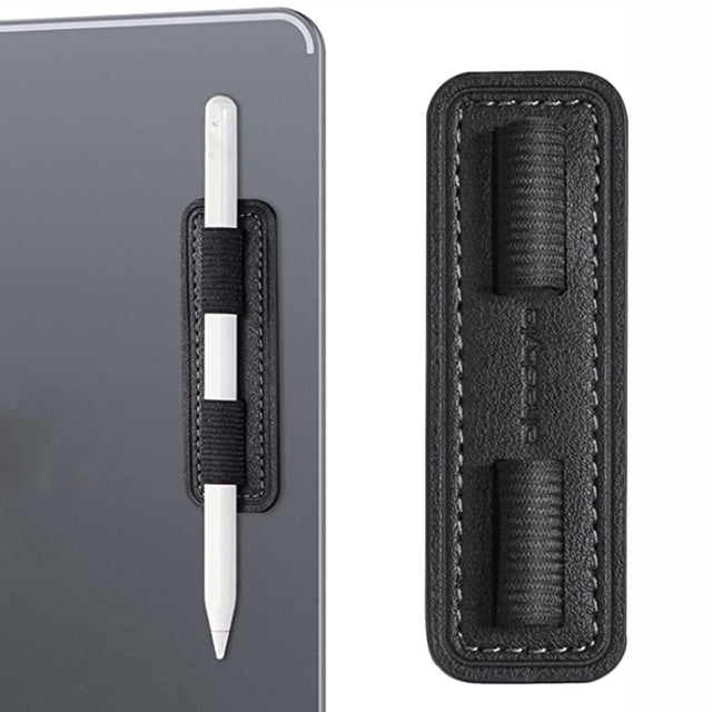AhaStyle PT184 Adhesive PU Leather Pen Holder(Black)