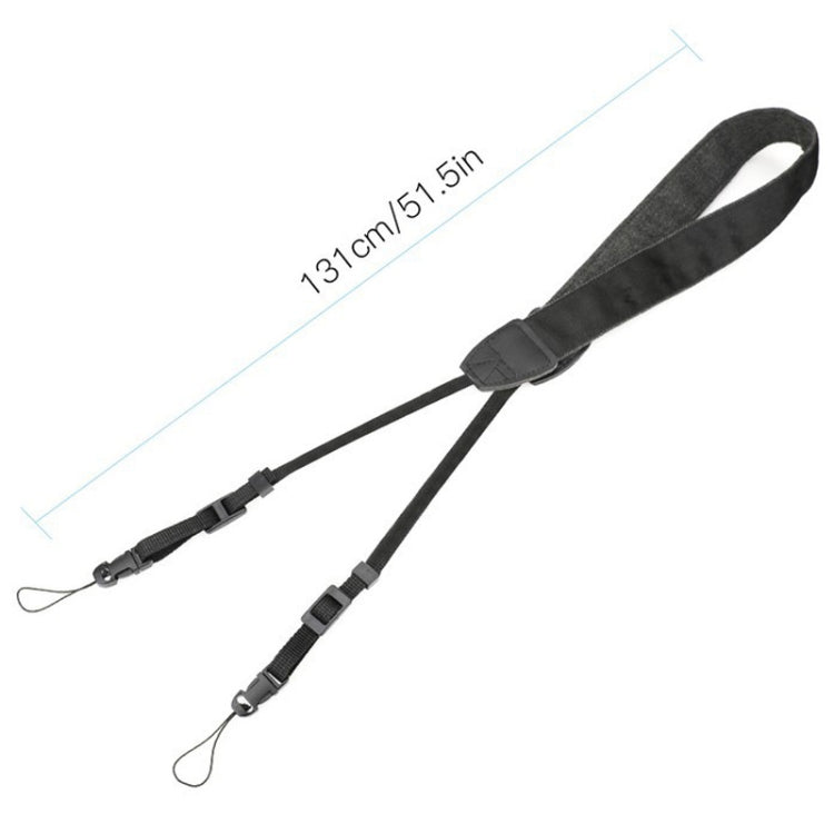RCSTQ for DJI Mavic Air 2 Remote Adjustable Quick Release Lanyard with Clip Drone Remote Control Accessories(Black)