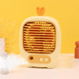 1315 Spray Humidification Hydrating Cartoon Fan USB Charging Desktop Fan(Bunny Yellow) - Electric Fans by PMC TechLife | Online Shopping South Africa | PMC TechLife | Buy Now Pay Later Mobicred