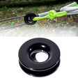 Aluminum Snatch Recovery Ring For 3/8" & 1/2" Rope(Black) - Towing Bars by PMC TechLife | Online Shopping South Africa | PMC TechLife | Buy Now Pay Later Mobicred