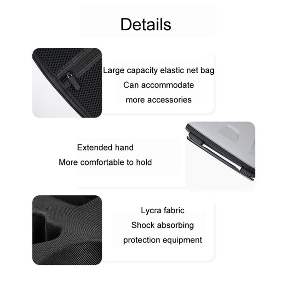 For DJI Mini 3 Pro RCSTQ Remote Control Portable Storage Bag(Grey)