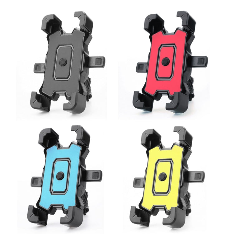 Electric Bike Motorcycle Bicycle Riding Shockproof Navigation Bracket, Color: Blue For Handlebar