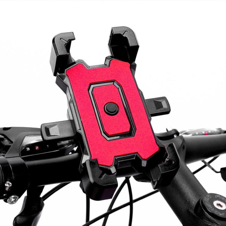 Electric Bike Motorcycle Bicycle Riding Shockproof Navigation Bracket, Color: Blue For Handlebar