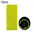 10pcs Reflective Stickers For Bicycle Rims Riding Equipment Accessories(Yellow) - Decorative Accessories by PMC TechLife | Online Shopping South Africa | PMC TechLife | Buy Now Pay Later Mobicred