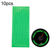 10pcs Reflective Stickers For Bicycle Rims Riding Equipment Accessories(Green) - Decorative Accessories by PMC TechLife | Online Shopping South Africa | PMC TechLife | Buy Now Pay Later Mobicred