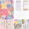 A6 Mandala Binder Financial Plan Notebook PU Leather Cash Budget Book(Gorgeous Pink) - Notebooks by PMc TechLife | Online Shopping South Africa | PMc TechLife | Buy Now Pay Later Mobicred