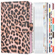 A6 Leopard Print Cash Budget Notebook  Loose Leaf Financial Management Notepad(Pink) - free shipping - PMc TechLife - Order now!