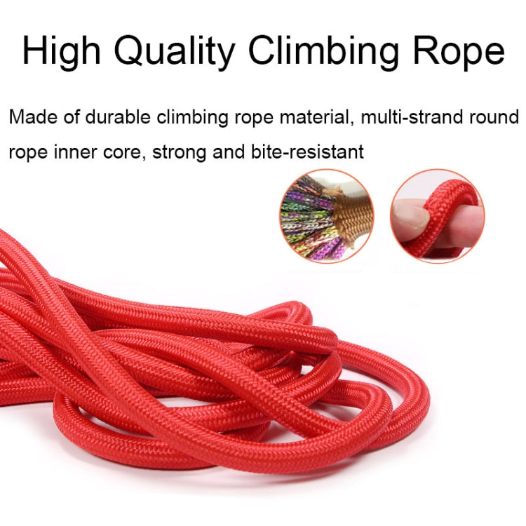 Sh36 Rock Climbing Rope Pet Leash Bold and Long Dog Training Tracking Rope, Size: 10m(10mm Light Blue)