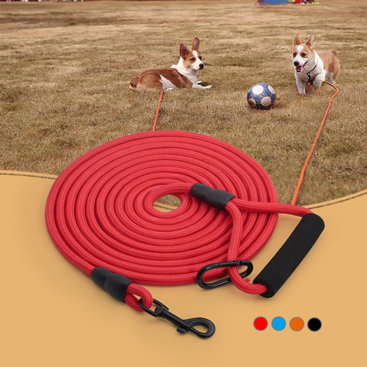 Sh36 Rock Climbing Rope Pet Leash Bold and Long Dog Training Tracking Rope, Size: 10m(10mm Light Blue)