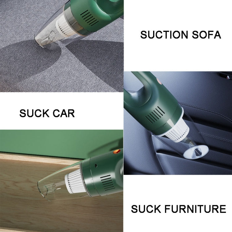 SUITU ST-6612C 5000pa 120W Wireless Car Vacuum Cleaner Handheld High Power Dust Suction Machine(Black)