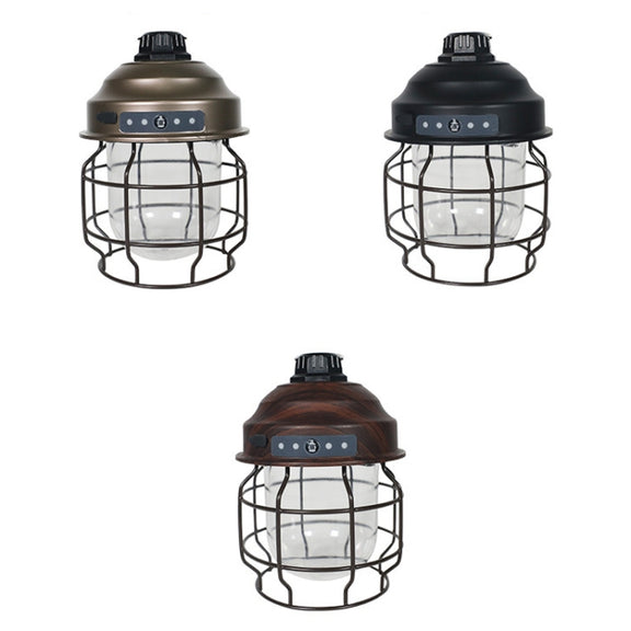 Outdoor Camping Portable Light With Carabiner, Color: Copper