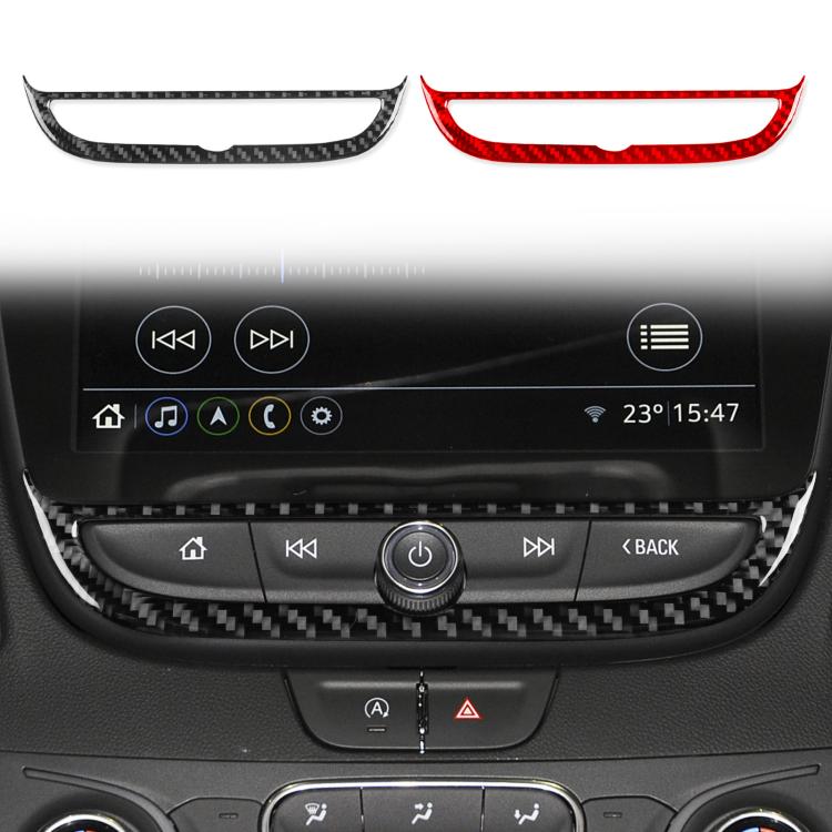 For Chevrolet Malibu 2016-2024 Left-hand Drive Navigation Button Frame Sticker(Black)