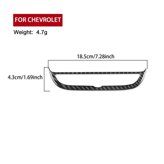 For Chevrolet Malibu 2016-2024 Left-hand Drive Navigation Button Frame Sticker(Black)
