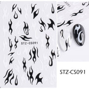 French Style Manicure Sticker Pop Stripe Line Nail Sticker(Stz-CS091)