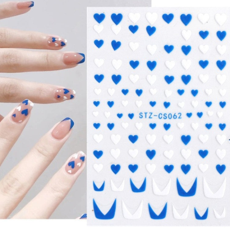 French Style Manicure Sticker Pop Stripe Line Nail Sticker(Stz-CS062)