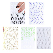 French Style Manicure Sticker Pop Stripe Line Nail Sticker(Stz-CS064)