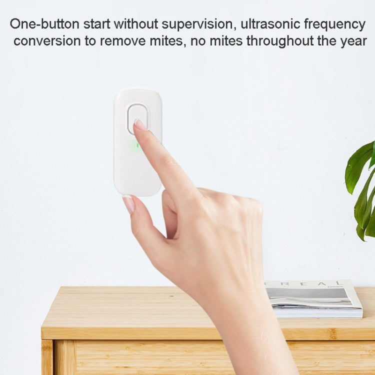 ZCC01 Ultrasonic Mosquito Repellent Mouse Repellent Mite Removal Instrument US Plug(White)