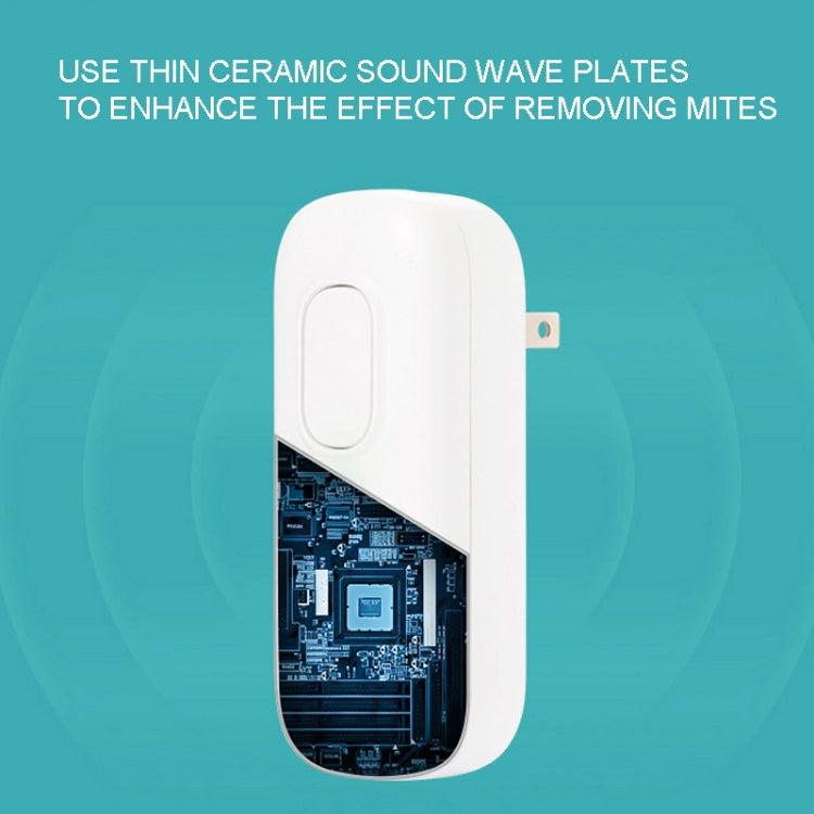 ZCC01 Ultrasonic Mosquito Repellent Mouse Repellent Mite Removal Instrument UK Plug(White)