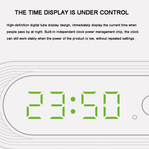 D05  Smart  Induction Magnetic Night Light with Time Display,Spec: Touch Dimming