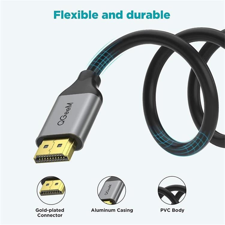 QGeeM QG-AV17 HDMI To HDMI Connection Cable Support 8K&60Hz 4.5m Length
