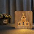 FS-T2242W  3D Solid Wood Carving Decorative Desk Lamp USB Night Light(Warm White) - Novelty Lighting by PMC TechLife | Online Shopping South Africa | PMC TechLife | Buy Now Pay Later Mobicred