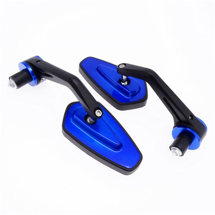 Motorcycle Handle All Aluminum Cherry Rearview Mirror(Black)