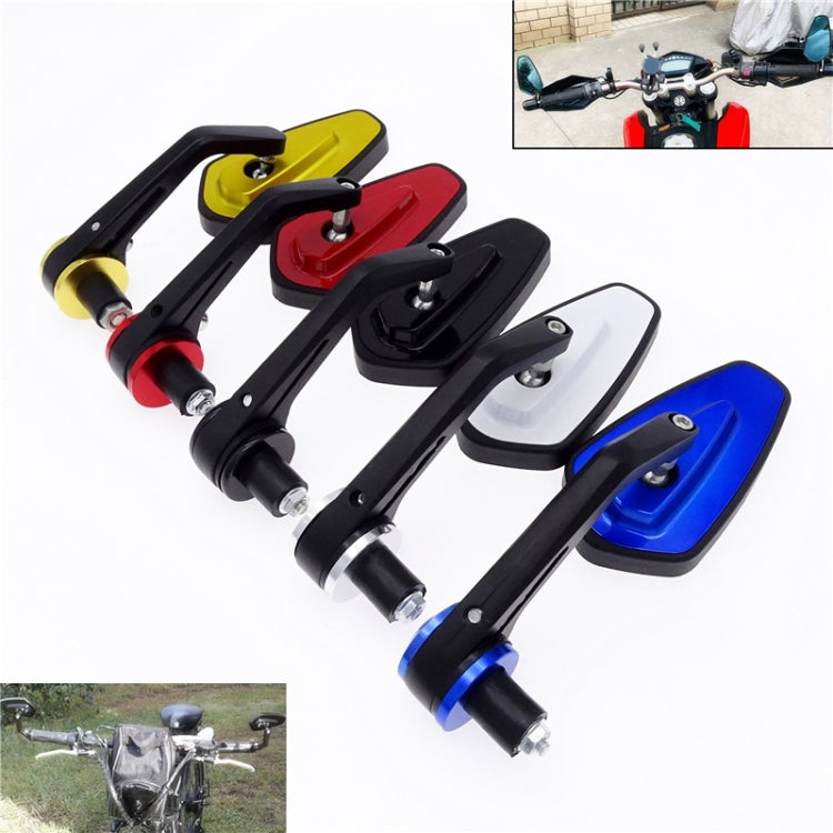 Motorcycle Handle All Aluminum Cherry Rearview Mirror(Black)