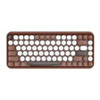 Ajazz 308I 84 Keys Tablet Computer Notebook Home Office Punk Bluetooth Keyboard(Milk Tea Color) - free shipping - PMC TechLife - Order now!