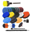 31pcs/set Electric Drill Brush Kitchen Bathroom Wall Cleaning Set(Yellow) - Sponges, Cloths & Brushes by PMC TechLife | Online Shopping South Africa | PMC TechLife | Buy Now Pay Later Mobicred