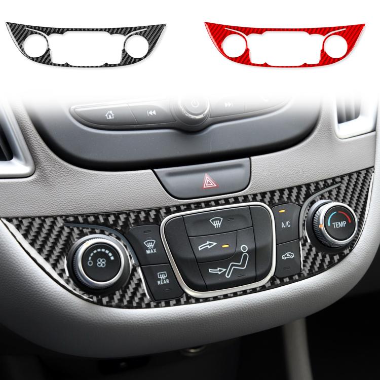 For Chevrolet Malibu 2016-2024 B Model Left-hand Drive Central Control Button Panel Sticker(Red)