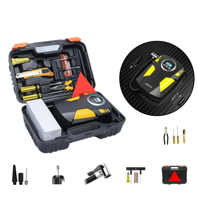 SUITU  ST-5002 DC 12V Car Air Compressor Tire Inflator 150 PSI Auto Air Pump Digital Display Model+Toolbox